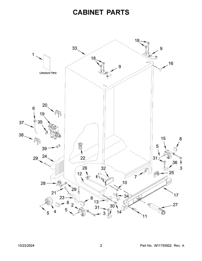 Diagram for WRS555SIHB07