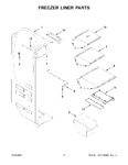 Diagram for 05 - Freezer Liner Parts