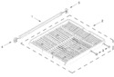 Diagram for Third Level Rack And Track Parts