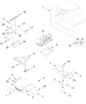 Diagram for Freezer Liner And Icemaker Parts