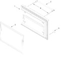 Diagram for Freezer Door Parts