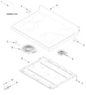 Diagram for Cooktop Parts