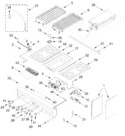 Diagram for Cooktop, Burner, And Grill Parts