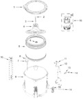Diagram for Basket And Tub Parts