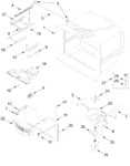 Diagram for Freezer Liner Parts