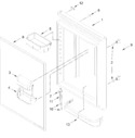 Diagram for Refrigerator Door Parts