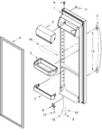 Diagram for Refrigerator Door Parts