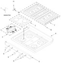 Diagram for Cooktop Parts