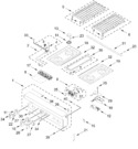 Diagram for Cooktop, Burner And Grate Parts