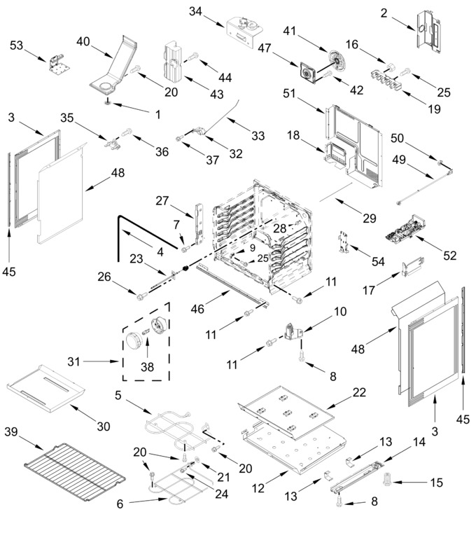 Diagram for YWFES7030SW0