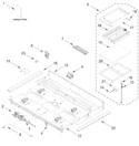 Diagram for Burner Box And Griddle Parts