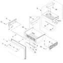 Diagram for Freezer Door Parts