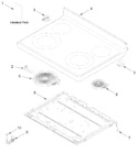 Diagram for Cooktop Parts