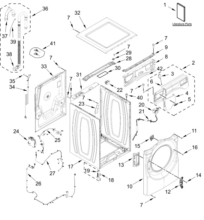 Diagram for WFW8620HW3,WFW8620HC3
