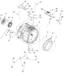 Diagram for Tub And Basket Parts