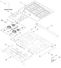 Diagram for Cooktop Parts