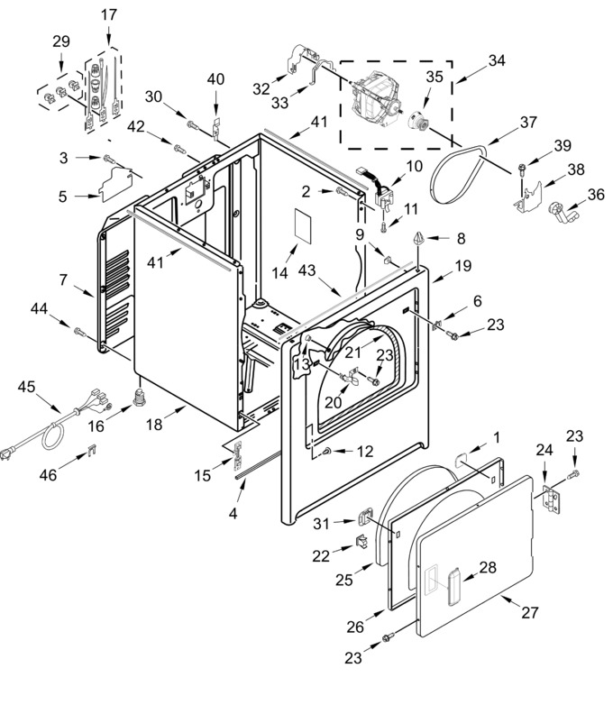 Diagram for YMED4205SW0
