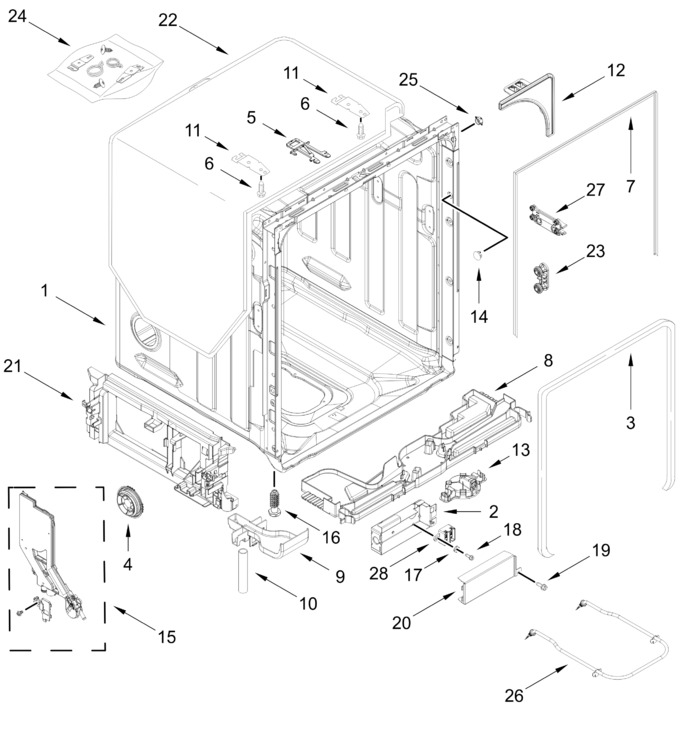 Diagram for WDTA50SAKT4