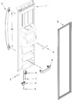 Diagram for Freezer Door Parts
