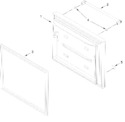 Diagram for Freezer Door Parts