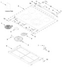 Diagram for Cooktop Parts