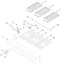 Diagram for Cooktop And Burner Parts