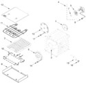 Diagram for Internal Oven Parts (18 In)
