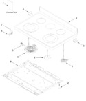 Diagram for Cooktop Parts