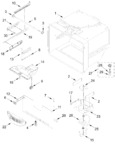 Diagram for Freezer Liner Parts