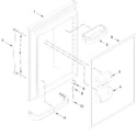 Diagram for Refrigerator Door Parts