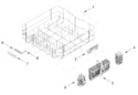 Diagram for Lower Rack Parts
