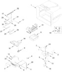Diagram for Freezer Liner And Icemaker Parts
