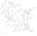 Diagram for Refrigerator Door Parts