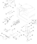 Diagram for Freezer Liner And Icemaker Parts
