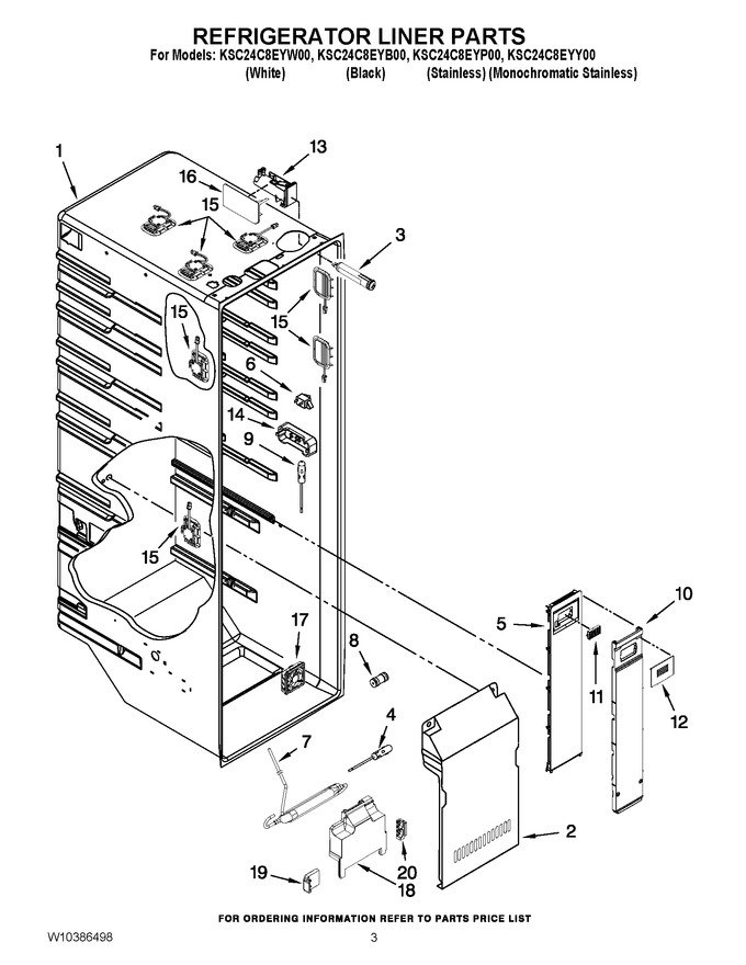 Diagram for KSC24C8EYP00