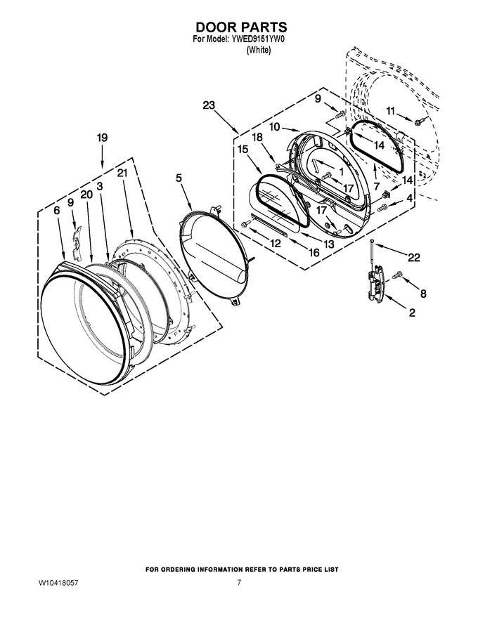 Diagram for YWED9151YW0