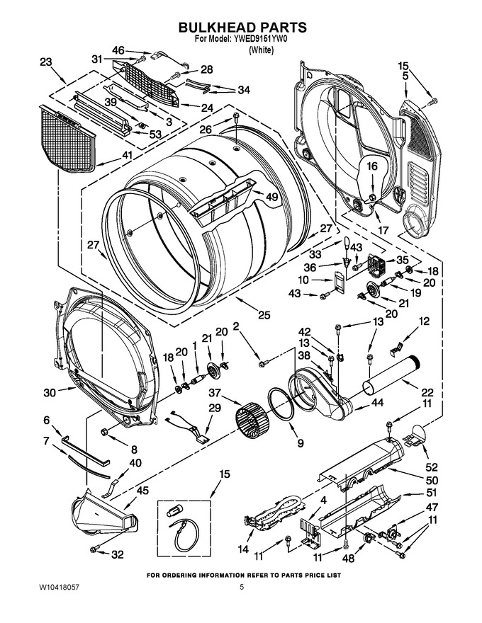 Diagram for YWED9151YW0