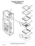 Diagram for 04 - Freezer Liner Parts