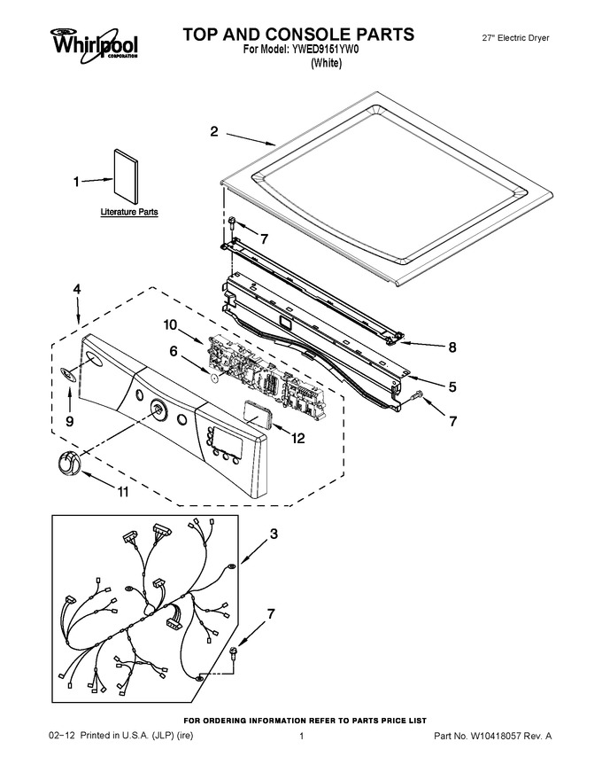 Diagram for YWED9151YW0