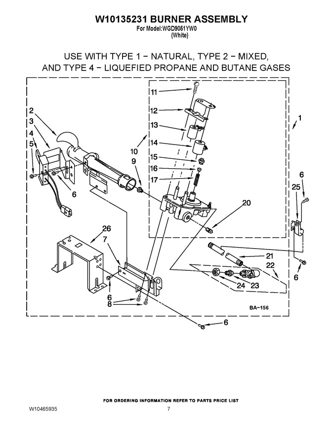 Diagram for WGD9051YW0