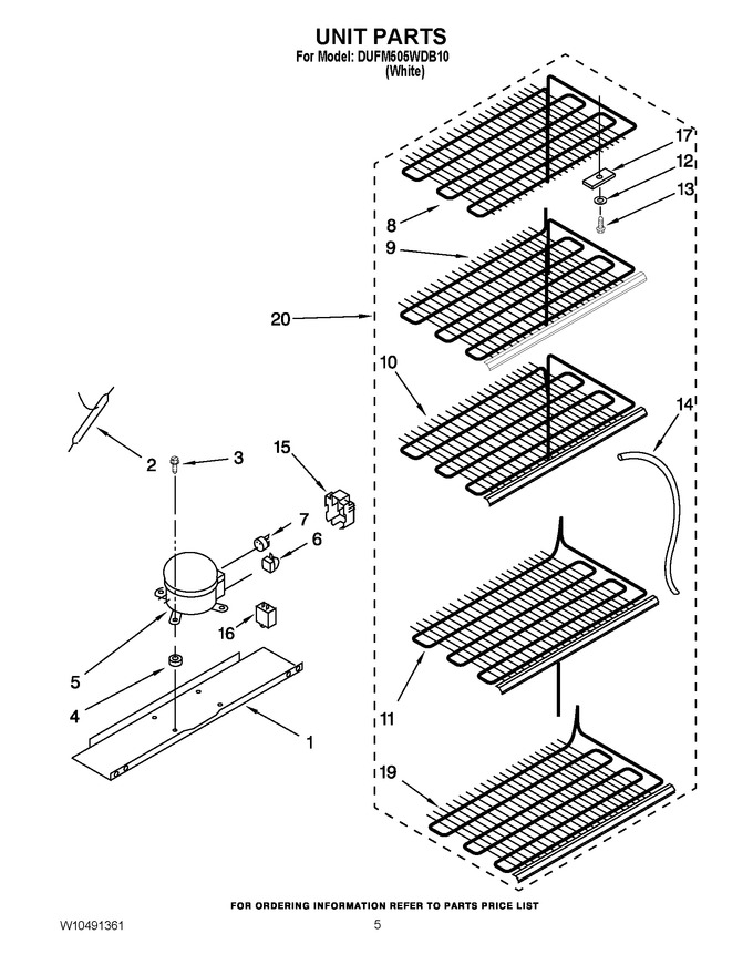 Diagram for DUFM505WDB10