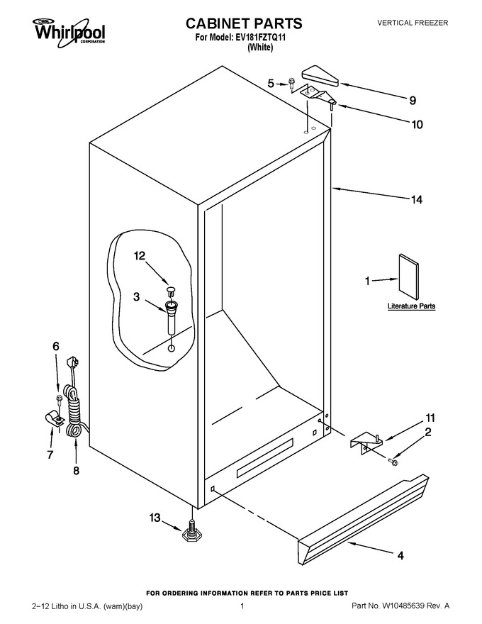Diagram for EV181FZTQ11