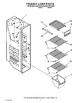 Diagram for 04 - Freezer Liner Parts