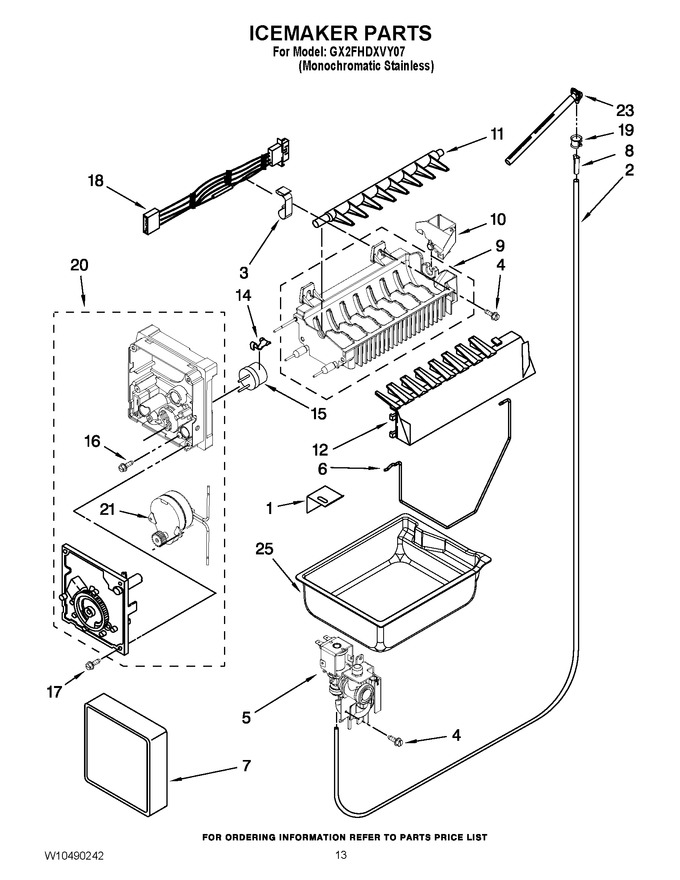 Diagram for GX2FHDXVY07