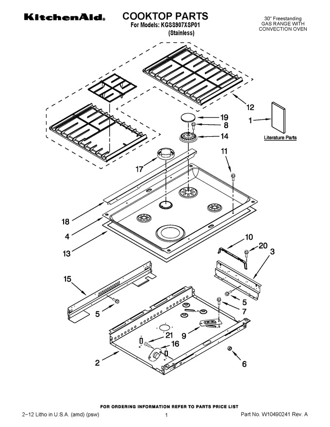 Diagram for KGSS907XSP01