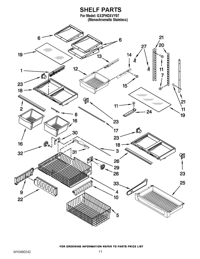 Diagram for GX2FHDXVY07