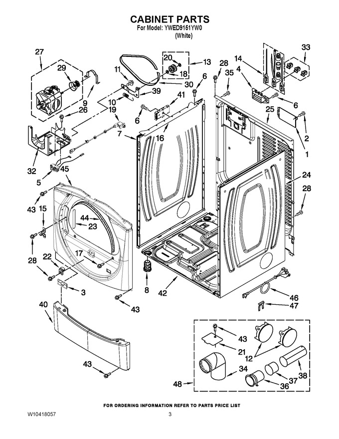 Diagram for YWED9151YW0