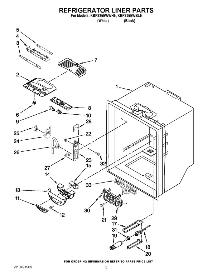 Diagram for KBFS25EWWH5