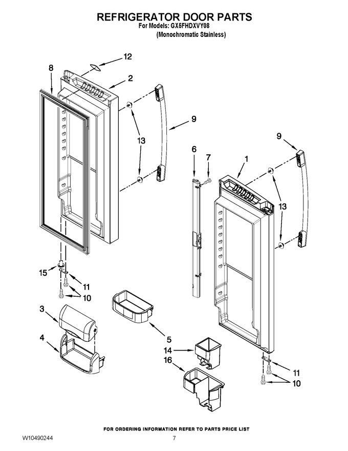 Diagram for GX5FHDXVY08