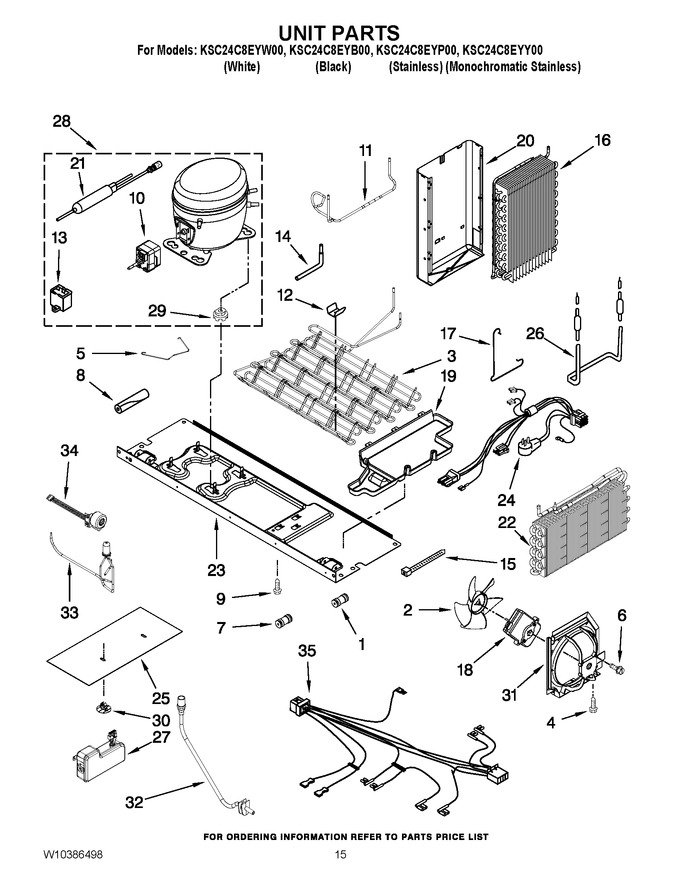 Diagram for KSC24C8EYW00